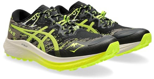 ASICS Fuji Lite 5 001 Black/Safety Yellow 9