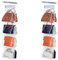 Domopak Living 8001410071804 Portée Sacs aux 8 Compartiments, Plastique, Blanc, 1 x 33 x 120 cm (Lot de 2)