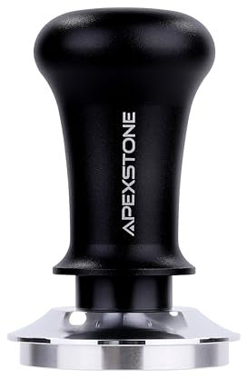 Apexstone Espresso Tamper 51mm Spring Loaded, Coffee Tamper Spring Loaded 51mm, Calibrated Espresso Tamper 51mm, 100% Stainless Steel Base Coffee Tamper for Barista Home Coffee Espresso Machine