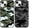 Yomjew 2 Pack Cute Camo Phone Case for iPhone 13 Mini 5.4 inch, Aesthetic Girly Anti-Scratch Soft Slim Flexible Protective Shockproof Matte Funda Cover for Women Girls