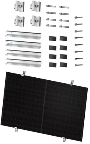 Haier Premium Halterung für Wand/Fassade und Zaun für Stecker-Solaranlagen/Balkonkraftwerke