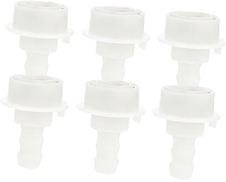 GAROZATION 6pezzi Connettori Per Rubinetto Lavatrice in Resistente Attacchi Tubo Rapidi Per Acqua Senza Perdite Facili Da Installare e Compatibili