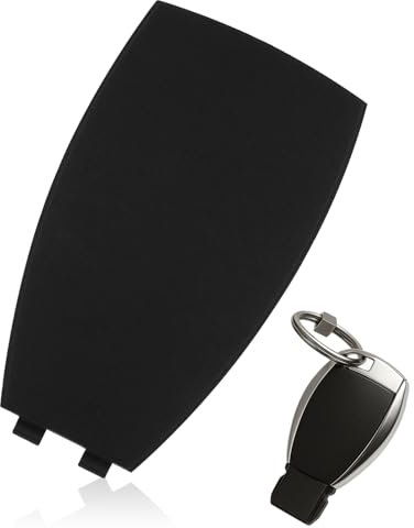 Huybaa Coque Arrière pour Clé Compatible avec Mercedes Benz Classe A/B/C/E/S W203 W204 W205 - Boîtier de Remplacement 3 Boutons (Original Sans Logo)