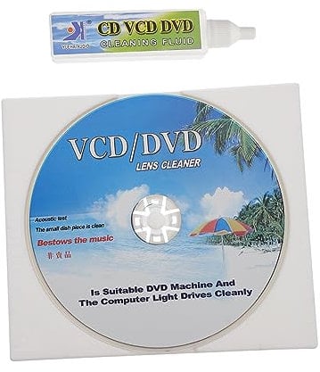 STOBOK Cd Player Brush Disc Cleaning Brush Set for Cd Vcd Dvd Player Made of Extend The Life of Your Device