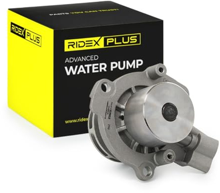 RIDEX PLUS 1260W0343P Kühlmittelpumpe Motorkühlung Wasserpumpe Kompatibel mit VW Golf 7 Schrägheck 5G1, BQ1, BE1, BE2 4L121011 4L121011H 65065009000
