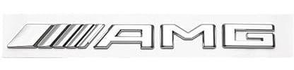 CHANGNIANFA 3D-Metall-Auto-Sport-Aufkleber für AMG, Metall-Abzeiche Wasserdichter Sonnenschutz Logo Emblem Kofferraum Sport Aufkleber,B