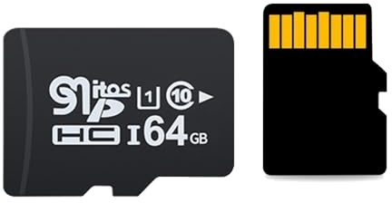 XYBkey Carte Mémoire 64 Go Haute Endurance MicroSDXC pour Caméras de Bord et Caméras de Sécurité, Enregistrement Vidéo 4K