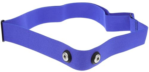 NULYLU Verstellbarer Brustgurt aus Nylon mit Herzfrequenzmesser Kompatibel Elastischer Sport Brustgurt für Laufen und Fitness mit Monitorbefestigung