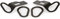Puig 9319N Original Blinkerhalter Set für Yamaha FZ6 Fazer 05' - 08', Schwarz