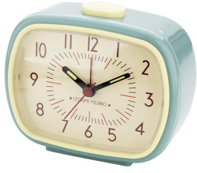 Legami Vintage Memories Retro Alarm Clock - Color: Blue