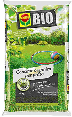 COMPO Concime Organico per Prato, Consentito in agricoltura biologica, 10 kg