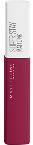 Maybelline New York Lippenstift, Super Stay Matte Ink Pinks, Flüssig, matt und langanhaltend, Nr. 145 Front Runner, 5 ml