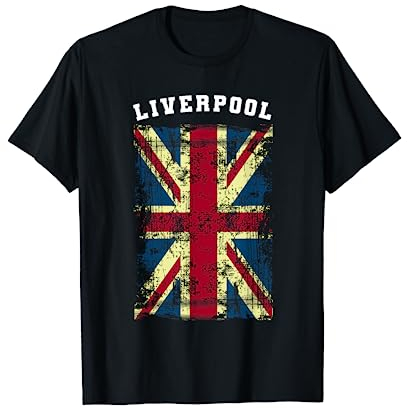 Liverpool T-Shirt Geschenk Liverpool England Großbritannien T-Shirt