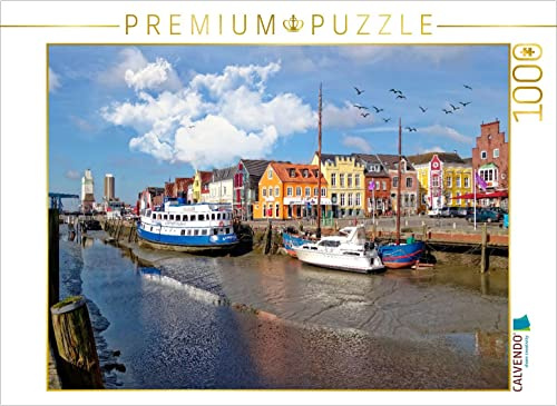 CALVENDO Puzzle Husum 1000 Teile Puzzle quer | Lege-Größe cm Foto-Puzzle für glückliche Stunden