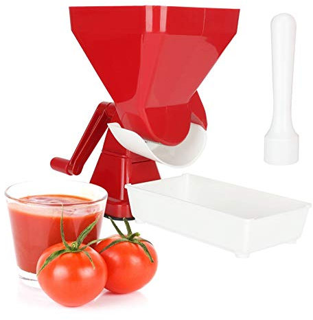 Alvinlite Manual Tomato Juicer, Tomato Press Strainer for Making Tomato Sauce Juice Salsa Marinara