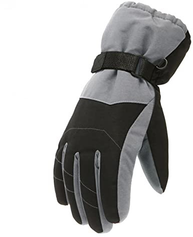 Schneehandschuhe für Kinder 6-11 Jahre Jungen Mädchen Handschuhe Winddicht Wasserdicht Winterhandschuhe Verdickt Winterzeit Snowboard Winter Skihandschuhe Patchwork Kinderhandschuhe