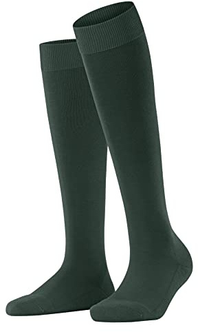 FALKE Damen ClimaWool Kniestrümpfe atmungsaktive klimaregulierende geruchshemmende Wolle Lyocell sehr langlebig verstärkt elegant fein ultra leichtes Gefühl auf der Haut 1 Paar