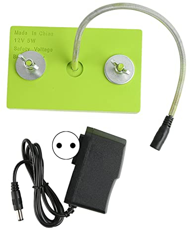 Plaque Chauffante pour Reptiles, Thermostat 5 W Basse Tension 12 V SûR Tapis Chauffant pour Reptiles à éConomie d'éNergie Stable 100‑240 V