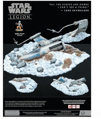 Atomic Mass Games Star Wars Legion Crashed X-Wing Terrain