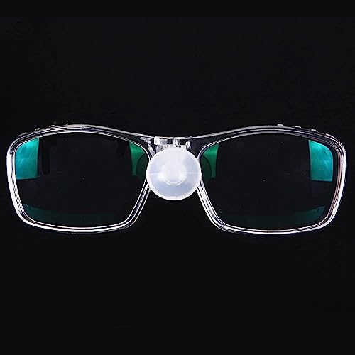 Khroom Brillengläser Sehhilfe speziell für Schnorchelmasken z.B. Seaview Pro, Y, X, BC, 180, Z - für Kurzsichtige und Weitsichtige | individuelle Linsen -6.0 bis +6.0 (-2.25, Links