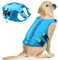 ASENKU Schwimmweste Hund Groß XL,Verstellbar & Ripstop Hundeschwimmweste,Rettungsweste für Hunde mit Griff und Reflektierend, Hunde Schwimmweste für Chihuahua,Dackel,Französische Bulldogge, Labrador