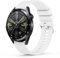 Oumida Correa para Huawei Watch GT 3 / GT 2 / GT 2e / GT2 Pro 46mm, 22mm Pulsera de Repuesto Deportiva de Silicona Duradera para Hombre y Mujer, Blanco