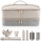 Travel Carrying Case for Hair Dryer Shark Flexstyle Dyson Airwrap Brush Double-Layer Hair Accessories Tools Storage Bag for Revlon Hairdryer Styler Organizer