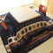 Couchtisch Futon Teetisch, weiche Decke, multifunktionaler Tisch, 4-teiliges Set mit Heizung, Futon, Erkertisch, Bodentisch im japanischen Stil für Tee und Kaffee