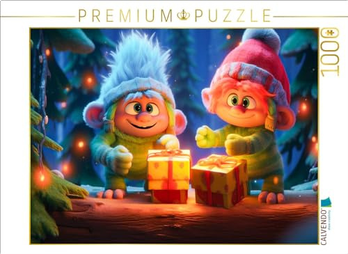 CALVENDO Puzzle ... der Weihnachtsmann war da | 1000 Teile Lege-Größe 64 x 48 cm Foto-Puzzle für glückliche Stunden