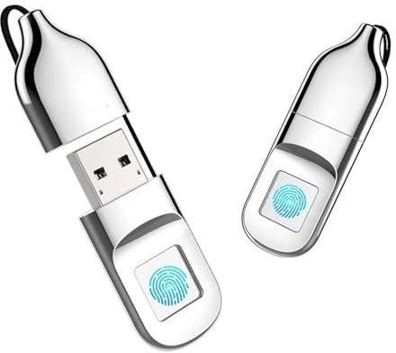 Clé USB 2.0 à verrouillage par empreinte digitale, 64 go, pour Windows, Linux, Mac, ordinateur portable, disque Flash, stockage de clé mémoire
