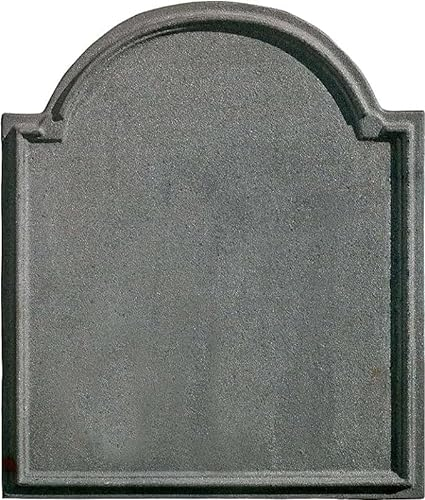 Lunaway – Placa Decorativa Deco de Hierro Fundido para Revestimiento de Chimenea | Grosor 1 cm (40 x 46 cm)