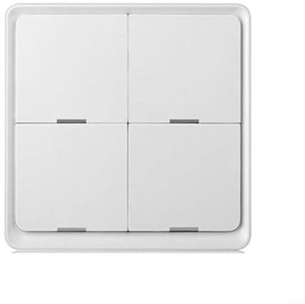 URPIZY Kabellose Fernbedienung Smart Switch, für Tuya APP Fernbedienung Schalter für Smart Home Geräte, 4 Gang Wireless 12 Szenen Schalter Push Button Controller