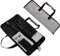 Chef Knife Roll Bag,Heavy Duty Oxford Knife Bag with 13 Slots,Easy Carry Handle and Shoulder Strap, Multi-Function Knives Case for Traveling Camping Hiking (Grey)