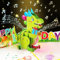 CNLITIHEKA Musikalische Dinosaurier Geburtstagskarte, Licht & Musik Geburtstagskarten, Musik Pop Up Geburtstagskarte, Happy Anniversary Karte, für alle Anlässe mit Umschlag.