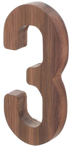 Veemoon Numéros de Maison Modernes Oversize pour Extérieur Design Élégant et Facile à Installer Personnalisables pour Boîte Aux Lettres et Porte