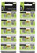 SANRLO Battery,10pcs/20pcs Alkaline Button Cell Batteries 1.55V Coin Cell Batteries for Watches Calculators AG7/LR57 AG8/LR55 AG9/LR45