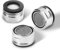 3 Pieces Tap Aerators,24mm Replacement Insert Tap Spout Aerator,Silver Faucet Aerator Water Saver Tap Filter Brass Male Spout Threaded Aerator with Gasket for Replacement Kitchen Bathroom Shower Sink