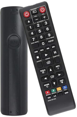 AK59-00149A Remote Control Compatible with Samsung BLU RAY DISC Player BD-FM57C BD-HM59 BD-HM59 BD-J5700 BD-J5100 BD-ES5000 BD-ES5300 BD-F5100
