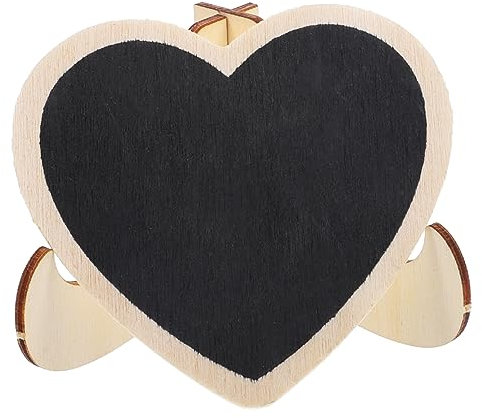Angoily Kleine Kreidetafel Mit Sockel Dekoratives Memoboard Für Hochzeiten Geburtstagsfeiern Und Besondere Anlässe Vielseitig Beschriftbar Und Abwischbar Aus Stabilem Holz Gefertigt