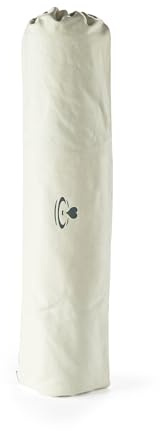 Myga Yoga Mat Bag – Cotton Yoga Mat Carrier with Shoulder Strap & Drawstring Closure – Lightweight & Durable Yoga Mat Holder – Eco-Friendly Mat Storage for Home, Gym & Travel – Sage or Cream