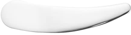 HOMOCONO Cuillère à Maquillage en Acier Inoxydable Argenté 304, Spatule Pratique Compacte pour Crème Yeux, Testeur de Lotion et Outil de Massage, pour Maquillage et Paquet à Main