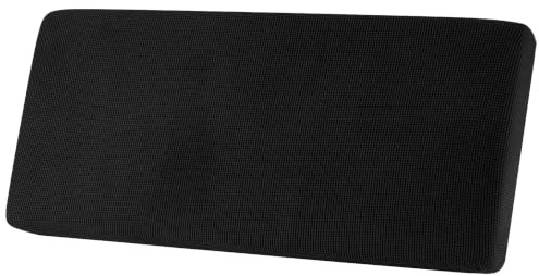 Hokway Stretch-Couch-Kissenbezüge, wendbar, Kissenschutz, Schonbezüge, Sofakissen, Schonbezüge (Schwarz, Größe M)