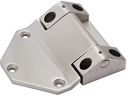 2x Edelstahl Schwerlastscharnier 500kg Belastung Scharnier Tür Türe V4A Türband