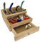 Wooden rack for plier file jewels storage organiser with drawer jewellery tool