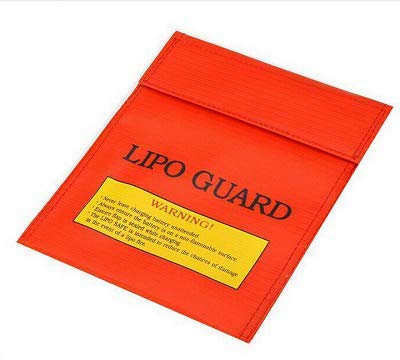 Lipo Guard/Safe, Tasche, 18x23cm Farbe Rot