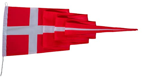 Netflags Langwimpel Dänemark 160 g/qm Stoffgewicht (40 x 350 cm)