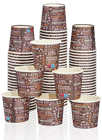 MH QUALITY Kaffeebecher 80ml ohne Deckel - 200x | Coffee To Go Pappbecher | Premium Becher Kaffee, Papierbecher, Espressobecher To Go