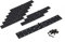 KOTARBAU® 10er Set Kistenband 300x45 mm Gerollt Schwarz Möbelscharnier Möbelband Robust