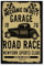 Postereck - 2047 - Vintage Plakat, Auto Retro Alt Werkstatt Wagen - Spruch Schrift Wandposter Fotoposter Bilder Wandbild Wandbilder - Leinwand - 60,0 cm x 40,0 cm