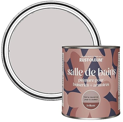 Rust-Oleum Purple Moisture Resistant Bathroom Wood and Cabinet Paint in Gloss Finish - Babushka 750ml